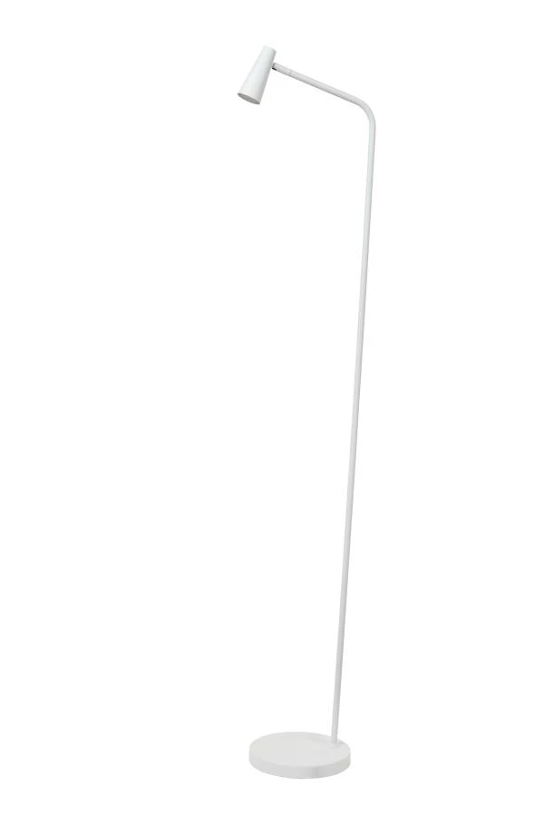 Lucide STIRLING - Oplaadbare Vloerlamp - Accu/Batterij - LED 3 StepDim - 1x3W 2700K - Wit - uitgezet